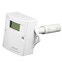 Émetteur de co2 de conduit TG9 série Tongdy 24VAC/VDC avec capteur NDIR et capteur de température et d'humidité