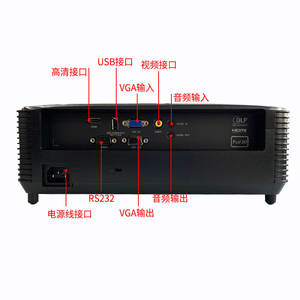 Projecteur DLP <span class=keywords><strong>Optoma</strong></span> W3188ST 1080P 4K Max Vidéo 3800 Lumens Courte Portée Faible Latence 16 Ms Full 3D Gaming HIFI STEREO - Product Image 4