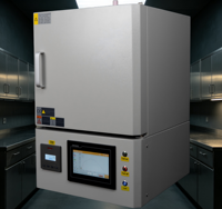 Horno de Mufla de Venta Caliente 1200C 1400C 1700C para Sinterización Dental con Programa y Caja de Control PID, Horno de Cerámica