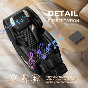 US Inventory 5-7 Days Delivery 3D <b>Zero</b> <b>Gravity</b> Chair Shiatsu Heated PU Leather <b>Recliner</b> A3 <b>Zero</b> <b>Gravity</b> Mass - Product Image 5