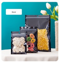 Sacs refermables personnalisés en Mylar pour téléphones portables, bijoux, boucles d'oreilles – Sacs à fermeture éclair en Mylar transparent imprimés sur le devant pour cadeaux, anti-odeur