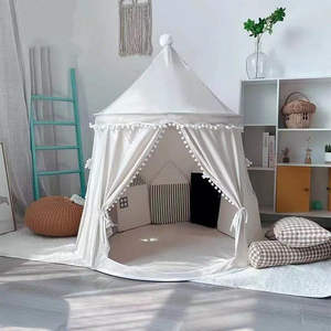 Enfants tente jouer maison personnalisation enfants Portable conte de fées château enfants artisanat intérieur extérieur amusant <span class=keywords><strong>Fort</strong></span> âge 3 + garçon fille - Product Image 1