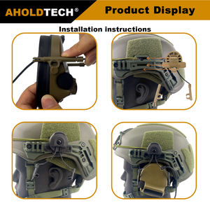 Soporte Táctico para Auriculares AHOLDTECH, Adaptador de Riel Wendy para Casco, Compatible con Auriculares con Cancelación de Ruido COMTAC Serie I y II - Product Image 6