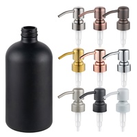 Pompe à savon liquide en métal de 28 mm, 400 unités, en acier inoxydable, laiton et bronze, fabriquée en Chine