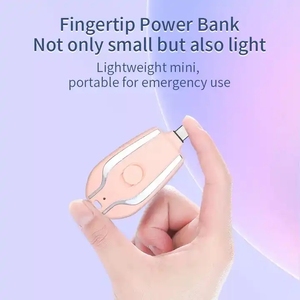 Power Bank di Emergenza Portatile con Ricarica Rapida, Mini Power Pod con Portachiavi, <span class=keywords><strong>Caricabatterie</strong></span> Portatile - Product Image 2