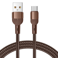 100W 1m/2m Câble de données de charge super rapide PD 60W USB C Cordon de chargeur 6A Power Smart Nylon tressé Chargeur de téléphone portable Type-C