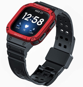 Étui et bracelet de montre tout-en-un en TPU premium + PC transparent pour <span class=keywords><strong>Fitbit</strong></span> Watch <span class=keywords><strong>Versa</strong></span> 1 2 3 4 <span class=keywords><strong>Lite</strong></span> Sense Smart Band - Product Image 5