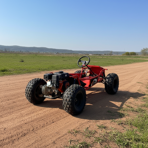 Nuevo Diseño de Karting Todoterreno con Pedales, Neumáticos Anchos de 8 Pulgadas, Capacidad de Carga de 200 kg, Motor de Gasolina de 212 cc y 4 Tiempos, Freno de Disco Hidráulico, Go <span class=keywords><strong>Kart</strong></span> <span class=keywords><strong>Cross</strong></span> para Adultos - Product Image 6