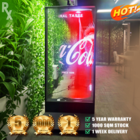 Écran LED Transparent 3500cd, Film LED Flexible Enroulable pour Vitrines de Centres Commerciaux