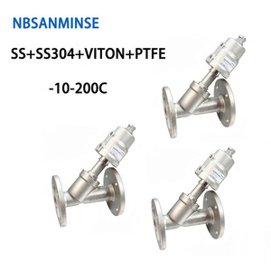 King Angle Seat Valve Stainless Steel Flanged 6.0 Mpa Flow Control Pneumatic High Temperature <b>Seal</b> - Product Image 5