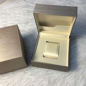 High-End Custom Logo Champagne Leather Luxury Branded <b>Watch</b> Box Protective <b>Watch</b> <b>Case</b> with Gift Packaging for Mechanical <b>Watches</b> - Product Image 6