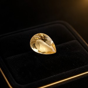 Citrino Naturale Brasiliano, Gemma a Goccia Sfaccettata VVS, <span class=keywords><strong>Pietra</strong></span> Sciolta per Creazione Gioielli, Intarsiatura Fai da Te, Ingrosso - Product Image 1