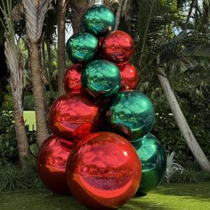 Lớn tổ chức sự kiện trang trí PVC nổi Sphere gương bóng disco Shinny gương Inflatable bóng để bán - Product Image 2