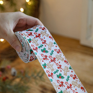 <span class=keywords><strong>Ruban</strong></span> <span class=keywords><strong>de</strong></span> Noël en satin à motif <span class=keywords><strong>sapin</strong></span>, guirlandes festives, <span class=keywords><strong>ruban</strong></span> décoratif - Product Image 6