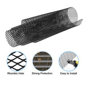 Rejilla de aluminio para coche, malla de 6x12 mm con patrón de diamante, red negra antimosquitos, 100 cm de largo y 33 cm de ancho, para mejora y reacondicionamiento. - Product Image 2
