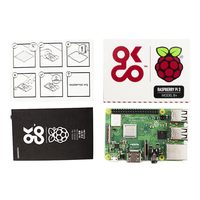 Placa de Desarrollo Raspberry Pi 3 Modelo B+ con Soporte para Windows 10/Linux, 4 Puertos USB para Programación en Python