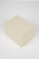 Boîte cadeau coulissante en papier kraft naturel avec languette en tissu, emballage carton recyclable vierge personnalisable avec logo, respectueux de l'environnement