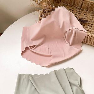 <span class=keywords><strong>Ropa</strong></span> <span class=keywords><strong>interior</strong></span> de seda helada para <span class=keywords><strong>mujer</strong></span>, bragas antibacterianas de cintura alta sin rastro - Product Image 3