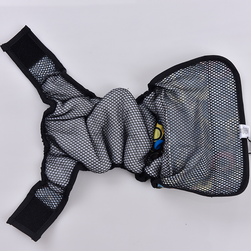 Cercle printing100 % Poly MAILLE tissu animal FEMELLE chien chiot couches culottes pantalon avec élastique réglable sangle trou XS-XL