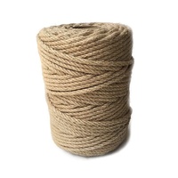 Corde en jute 100% naturelle avec poignée torsadée, haute qualité, durable, pour l'agriculture, l'emballage, l'exportation, couleur personnalisée BD