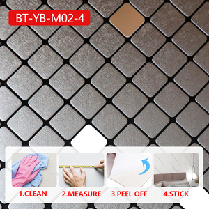Pegatinas de Pared 3D Autoadhesivas Personalizadas para Interiores, Removibles, Impermeables, de IXPE, con Diseño de Mosaico - Product Image 2