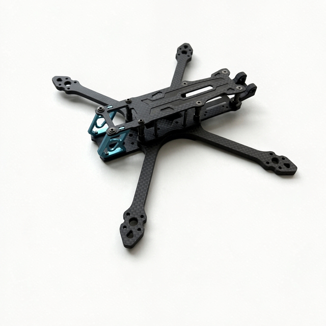 Longsky 5 Inch 3K Carbon Fiber FPV Frame 220mm Wheelbase Lightweight High Rigidity for Universal Compatibility Drone Components