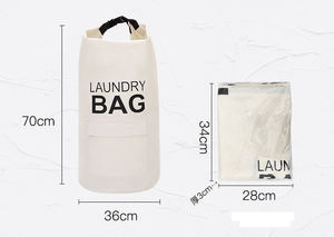 Bolsas de Lavandería Personalizadas, Grandes y Plegables, para Montar en la Pared, de Tela, para Ropa Sucia, de Poliéster, para Almacenamiento de Ropa en el Hogar - Product Image 6