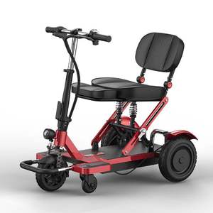 Tricycle électrique voiture de trajet pliante légère pour personnes âgées, mini scooter électrique domestique pour deux personnes - Product Image 3