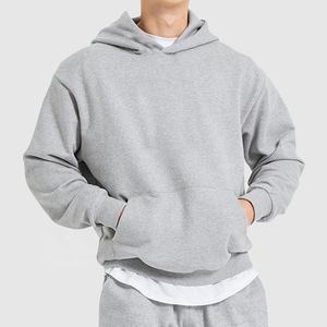 OEM Designer personnalisé 100% coton logo sweat à capuche printemps épaule tombante sweat à capuche Streetwear blanc surdimensionné sweat à capuche fabricants - Product Image 6