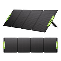 Panneau solaire pliable 300W, chargeur solaire monocristallin portable ETFE IP67 pour station d'alimentation, camping, camping-car, extérieur