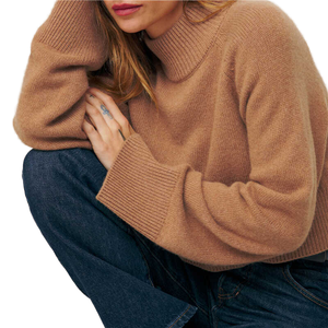 Suéter informal súper suave y cómodo de gran oferta para mujer, Jersey de punto de estilo <span class=keywords><strong>Stayhome</strong></span> para mujer, prendas de punto - Product Image 3