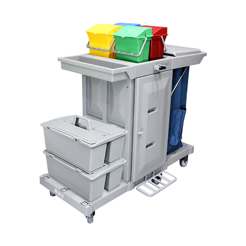 KJ03 1 Thickened Cleaning Cart Multifunctional