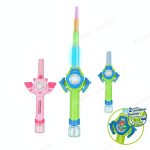 WANNA <span class=keywords><strong>BUBBLES</strong></span> BB948 <span class=keywords><strong>2</strong></span> in 1 ไฟ LED เลเซอร์ ดนตรี ดาบเป่าฟองสบู่พับได้ ไม้เป่าฟองสบู่อัตโนมัติ ไม้พลาสติกสำหรับเล่นกลางแจ้ง เหมาะสำหรับทุกเพศ - Product Image 4