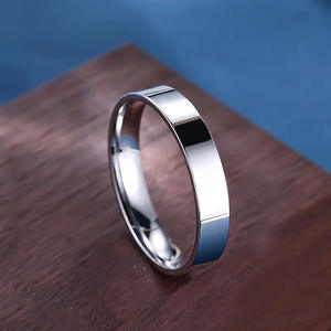 Anello nuziale in argento T0368, minimalista, unisex, gioiello raffinato per matrimoni. - Product Image 6