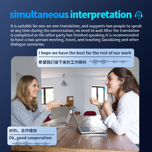 Auricolari Traduttori Intelligenti VORMOR G5 con AI <span class=keywords><strong>Vocale</strong></span>, Traduzione Istantanea in 150 Lingue e Accenti, Traduzione in Tempo Reale - Product Image 6