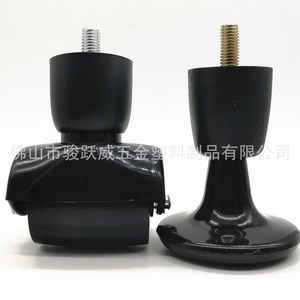 Furniture Casters 10cm Tall Threaded Stem PP Material <b>Swivel</b> Wheel Easy Installation Minimalist Design - Product Image 5