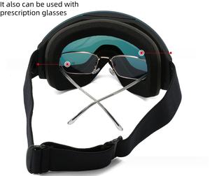 Vestibilità antivento di alta qualità su prescrizione Anti nebbia ciclismo sci sport <span class=keywords><strong>occhiali</strong></span> <span class=keywords><strong>da</strong></span> <span class=keywords><strong>sole</strong></span> maschere <span class=keywords><strong>da</strong></span> sci scudo <span class=keywords><strong>occhiali</strong></span> - Product Image 6