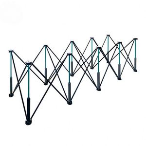 โต๊ะอลูมิเนียมอัลลอยด์แบบพับได้ 15 ขา ดีไซน์ใหม่ รับน้ำหนักได้ 1500 กก. ระดับ DIY รองรับการผลิตแบบ OEM/ODM และปรับแต่งได้ - Product Image 2