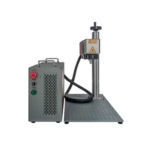 Máquina de marcação a laser de fibra, 100w, 60w, 30w, 2d, 3d, máquina de gravação a laser de cobre, joia, fibra com rotação