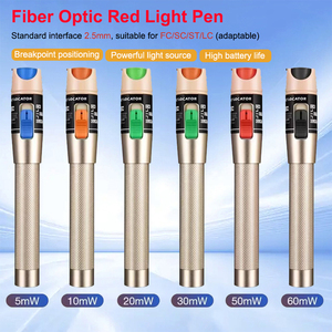 Fn017 ánh sáng màu đỏ Tester FTTx công cụ Kit VFL 20km <span class=keywords><strong>40km</strong></span> 5mW 10mW 20Mw 30mwfiber quang laser bút Cáp Tester trực quan lỗi định vị - Product Image 6
