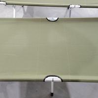 Surface pliante Camping lit lit d'invité cadre en acier capacité tissu métal pliable Salon moderne fort 600D Polyester 300 Lbs