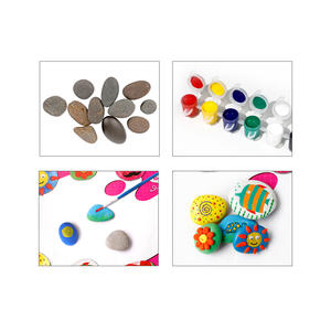 Accessorio educativo modello colorazione forniture bambini disegno fai da te arti e mestieri giocattolo pittura su roccia - Product Image 3