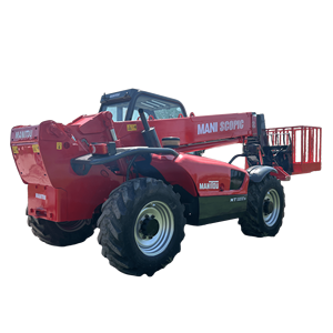 Offre Spéciale : Chargeur télescopique Manitou d'<span class=keywords><strong>occasion</strong></span> de 12 mètres et 3,5 tonnes avec fourches et <span class=keywords><strong>benne</strong></span> rotative - Product Image 1
