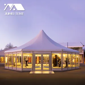 Grande tenda poligonale a forma di cono ignifuga impermeabile per eventi di eventi
