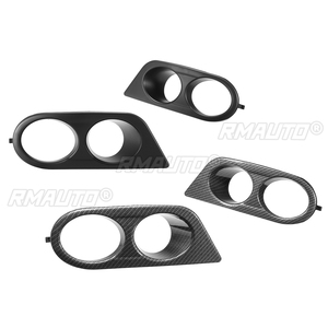 Par de Cubiertas para Faros Antiniebla con Conducto de Aire para BMW E46 M3 2 Puertas 2001-2006, Fibra de Carbono, Negro Brillante - Product Image 5