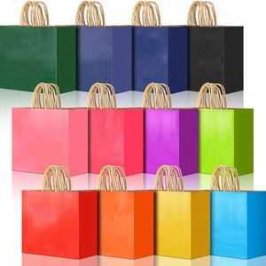 Custom Your logo Large Gift <b>Bags</b> with Handles Recyclable Party Favor <b>Bags</b> Goodie <b>Bags</b> Durable Kraft Paper Gift <b>Bags</b> - Product Image 1