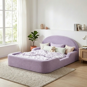 Lit pour tout-petit moderne et confortable en mousse haute densité, fabriqué sur mesure pour la chambre à coucher, l'appartement, le salon - Product Image 1