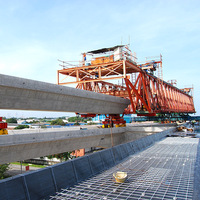 Grúa de construcción de puente de hormigón, lanzador de haz, 160t, 32m, en venta
