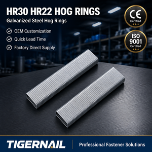 Agrafes à anneau en C HR30 HR22 de qualité supérieure, clips robustes pour la connexion des gabions et des clôtures en treillis métallique - Product Image 1
