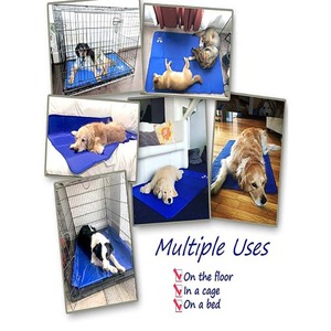 Tappetino Rinfrescante per Cani di Taglia Grande Personalizzato Moderno Reversibile in Nylon Impermeabile Lavabile con Gel Motivo Solido per Cani e Gatti - Product Image 4